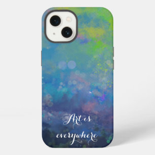 Etui iPhone 13 Étang de nénuphars impressionniste à l'aquarelle