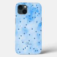 Étoiles sur papier marbré Coque Case-Mate pour iPh