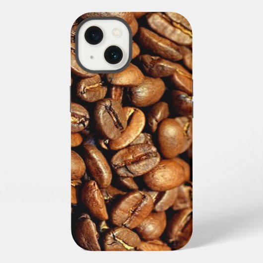 Etui iPhone 13 Étui à grains de café (Verso)