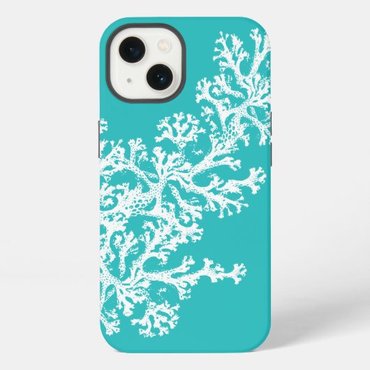 Etui iPhone 13 Étui à motif de corail Case-Mate (Verso)