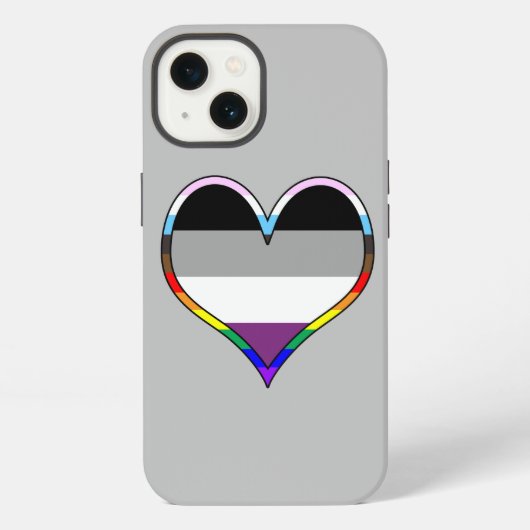 Etui iPhone 13 Étui Ace Pride Heart Case-Mate pour iPhone (Verso)
