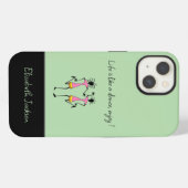 Etui iPhone 13 Étui Awesome Dance and Rhythm pour iPhone / iPad (Verso Horizontal)