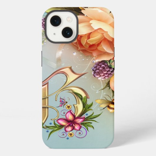Etui iPhone 13 Étui B Monogram pour iPad Air (Verso)