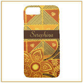 Etui iPhone 13 Étui Case-Mate à motif de fleurs jaunes Bohème Chi