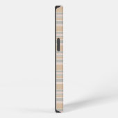 Etui iPhone 13 Étui Case-Mate iPhone à rayures beige (Côté droit)