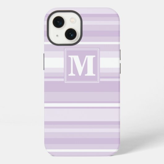 Etui iPhone 13 Étui Case-Mate iPhone c rayures violettes chardon (Verso)