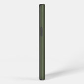 Etui iPhone 13 Étui Case-Mate pour iPhone à rayures vert olive (Côté droit)