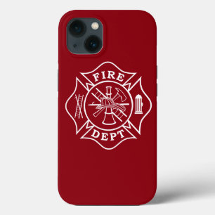 Etui iPhone 13 Étui de téléphone Croix de Malte de pompier