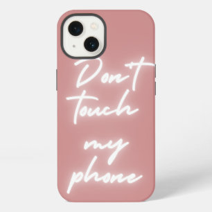 Etui iPhone 13 Étui de téléphone écriture néon