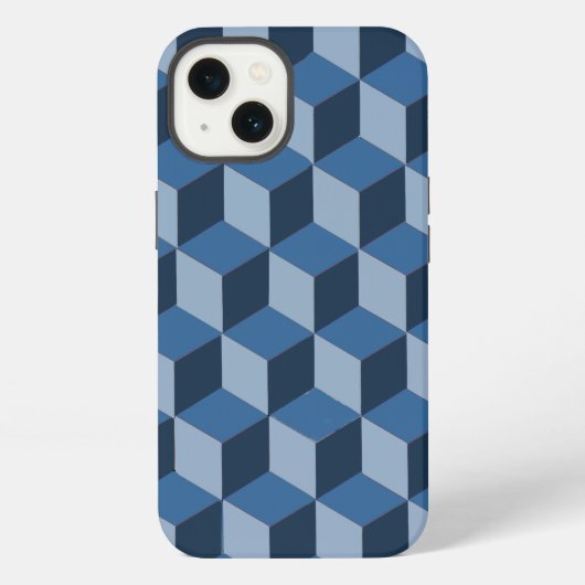 Etui iPhone 13 Étui de téléphone - illusion de blocs de construct (Verso)
