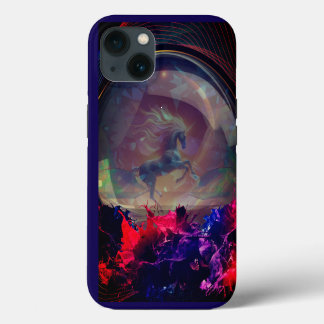 Etui iPhone 13 Étui de téléphone - Licorne Splash
