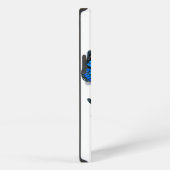 Etui iPhone 13 Étui de téléphone papillon bleu 3D (Côté droit)