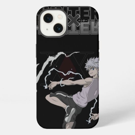Etui iPhone 13 Étui éclair Killua Zoldyck de Hunter x Hunter (Verso)