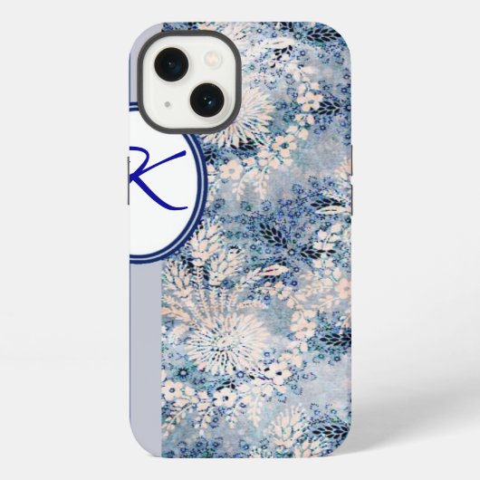 Etui iPhone 13 Étui iPad monogrammé classique (Verso)
