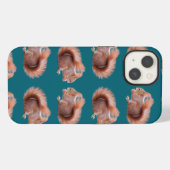 Etui iPhone 13 Étui iPad Red Squirrel Frenzy (Verso Horizontal)