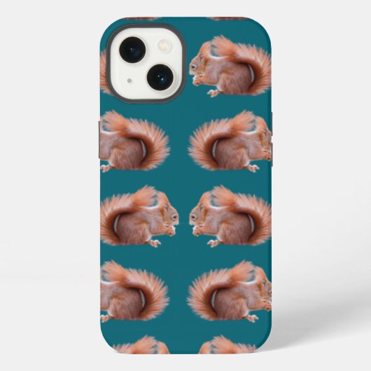 Etui iPhone 13 Étui iPad Red Squirrel Frenzy (Verso)