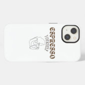 Etui iPhone 13 Étui iPhone 13 blanc de base (Verso Horizontal)