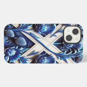 Etui iPhone 13 Étui iPhone 13 Case-Mate avec motif de chardons éc (Verso Horizontal)