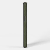 Etui iPhone 13 Étui iPhone 13 vert mousse texturé – Personnalisab (Côté droit)