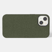 Etui iPhone 13 Étui iPhone 13 vert mousse texturé – Personnalisab (Verso Horizontal)