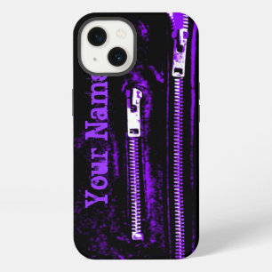 Etui iPhone 13 Étui iPhone avec impression Violet Zips nom