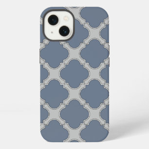 Etui iPhone 13 Étui iPhone Case-Mate à quatre feuilles bleu-gris