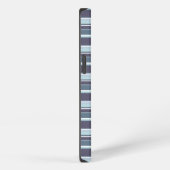 Etui iPhone 13 Étui iPhone Case-Mate à rayures bleu-gris (Côté droit)