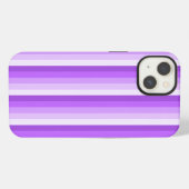 Etui iPhone 13 Étui iPhone Case-Mate à rayures d'ombre violette (Verso Horizontal)
