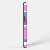 Etui iPhone 13 Étui iPhone Case-Mate à rayures lilas (Côté droit)