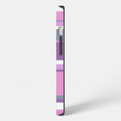 Etui iPhone 13 Étui iPhone Case-Mate à rayures lilas (Côté gauche)