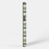 Etui iPhone 13 Étui iPhone Case-Mate à rayures vert olive (Côté droit)