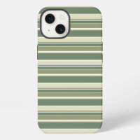 Étui iPhone Case-Mate à rayures vert olive