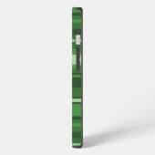 Etui iPhone 13 Étui iPhone Case-Mate à rayures vertes (Côté gauche)