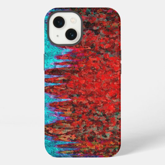 Etui iPhone 13 Étui iPhone Case-Mate à texture de feu et de glace (Verso)