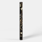 Etui iPhone 13 Étui iPhone Case-Mate abstrait noir (Côté droit)