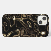 Etui iPhone 13 Étui iPhone Case-Mate abstrait noir (Verso Horizontal)