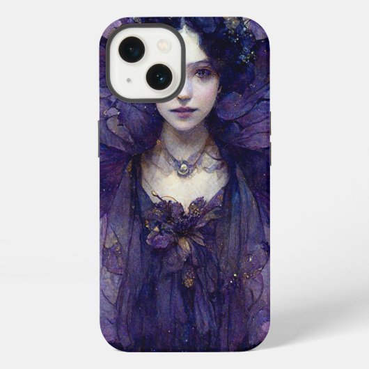 Etui iPhone 13 Étui iPhone Case-Mate Gothique Fantastique Violet (Verso)