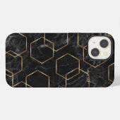 Etui iPhone 13 Étui iPhone Case-Mate noir et or (Verso Horizontal)