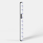 Etui iPhone 13 Étui iPhone cheval dala bleu blanc (Côté droit)