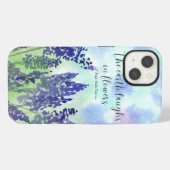 Etui iPhone 13 Étui iPhone citation de fleur (Verso Horizontal)