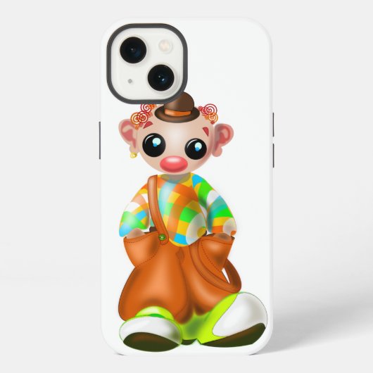 Etui iPhone 13 Étui iPhone Clown Cirque (Verso)