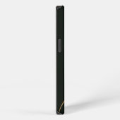 Etui iPhone 13 Étui iPhone Coque-Mate cœurs dorés noirs (Côté droit)