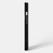 Etui iPhone 13 Étui iPhone Coque Mate éclairs rouges (Côté gauche)