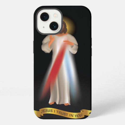 Etui iPhone 13 Étui iPhone Divine Miséricorde (Verso)