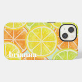 Etui iPhone 13 Étui iPhone Glitter Lemon Case-Mate (Verso Horizontal)