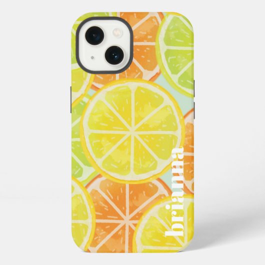 Etui iPhone 13 Étui iPhone Glitter Lemon Case-Mate (Verso)