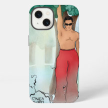 Étui iPhone illustré Homme & Nature