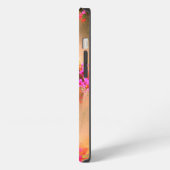 Etui iPhone 13 Étui iPhone / iPad avec bébé singe et fleurs (Côté gauche)