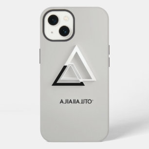 Etui iPhone 13 Étui iPhone Logo de la boutique « Ajia » minimalis
