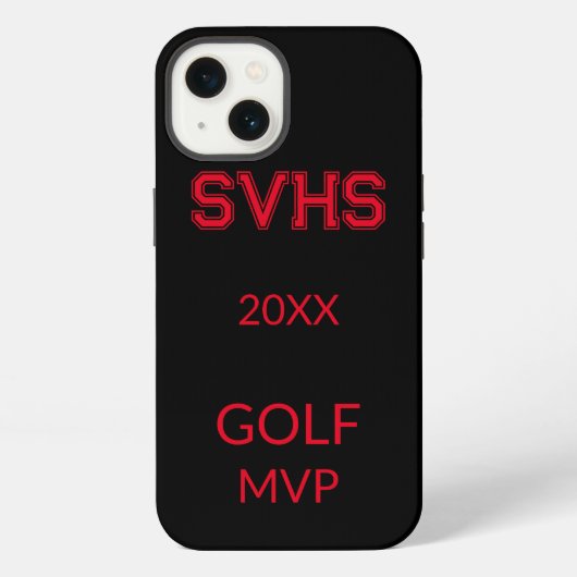 Etui iPhone 13 Étui iPhone MVP de lycée (Verso)